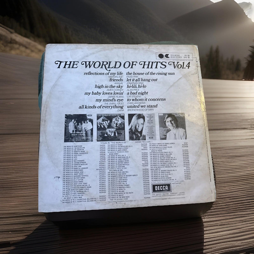 Amazing Compilation The World Of Hits Vol. 4 Decca ‎– SPA 83 Stereo UK Vinyl LP