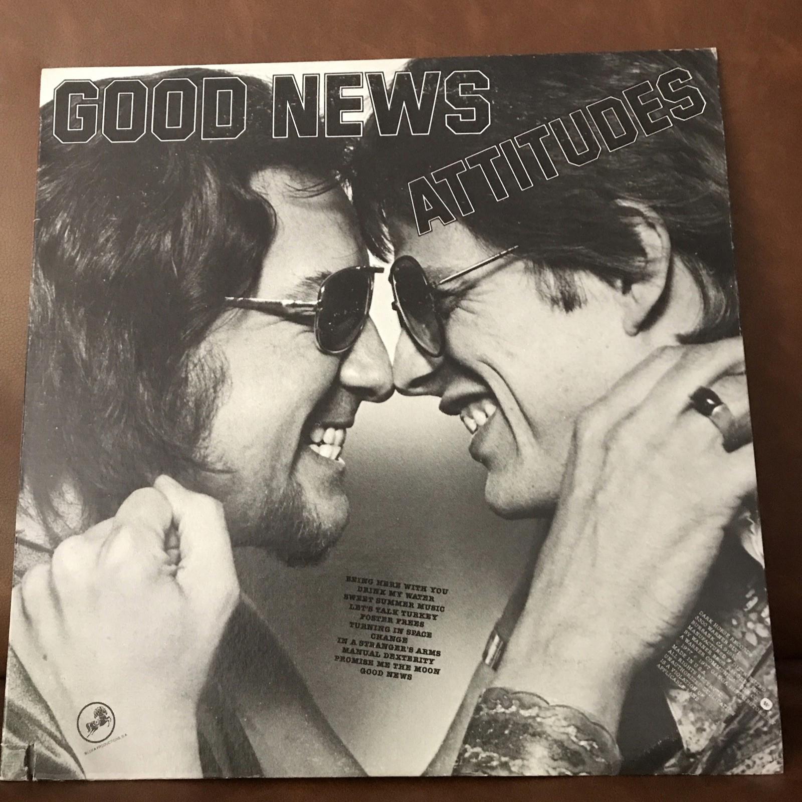 Attitudes Good News Vinyl Lp Loka 1977 Warner Bros Record Album Excellent