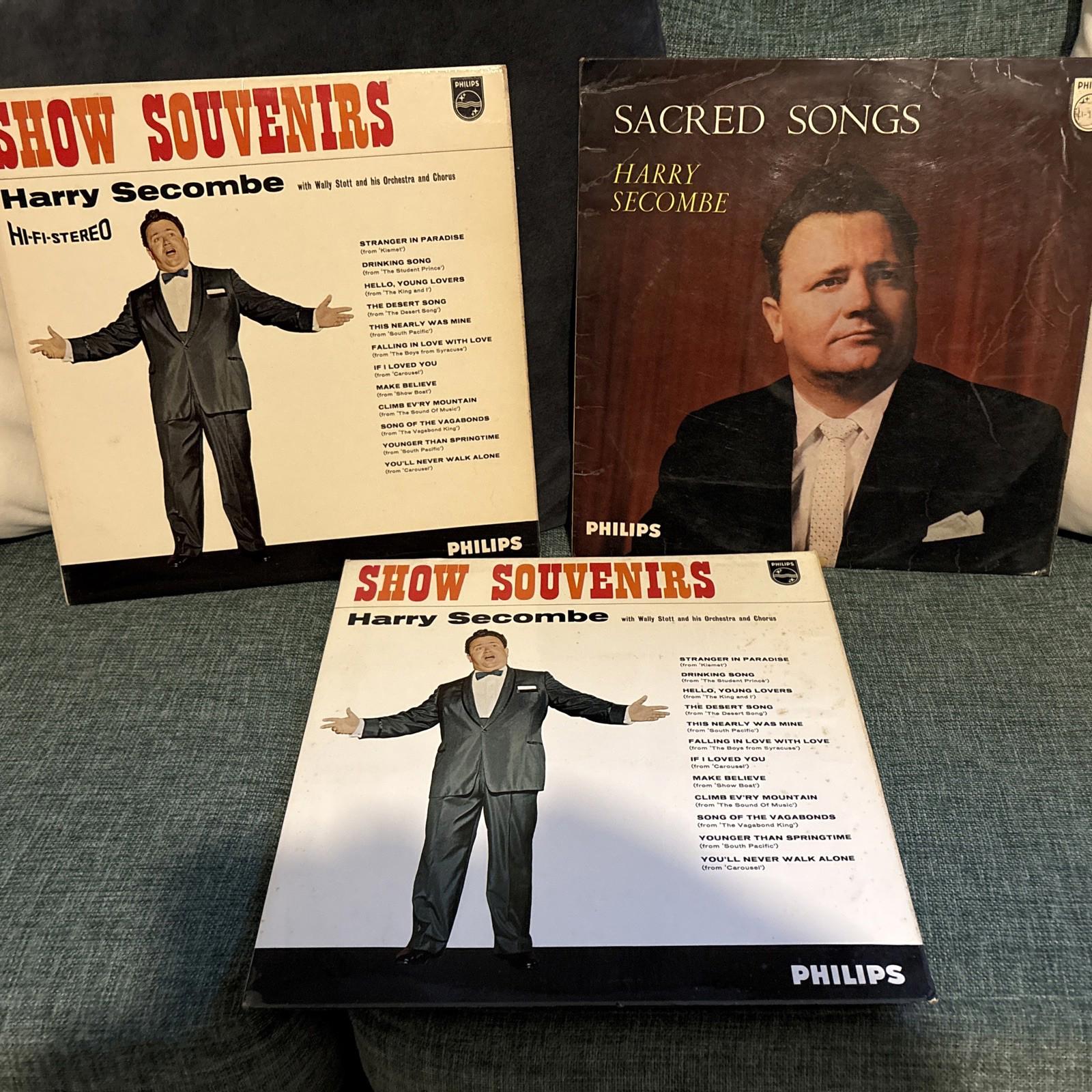 3 X HARRY SECOMBE VARIOUS VINYL LP EX-