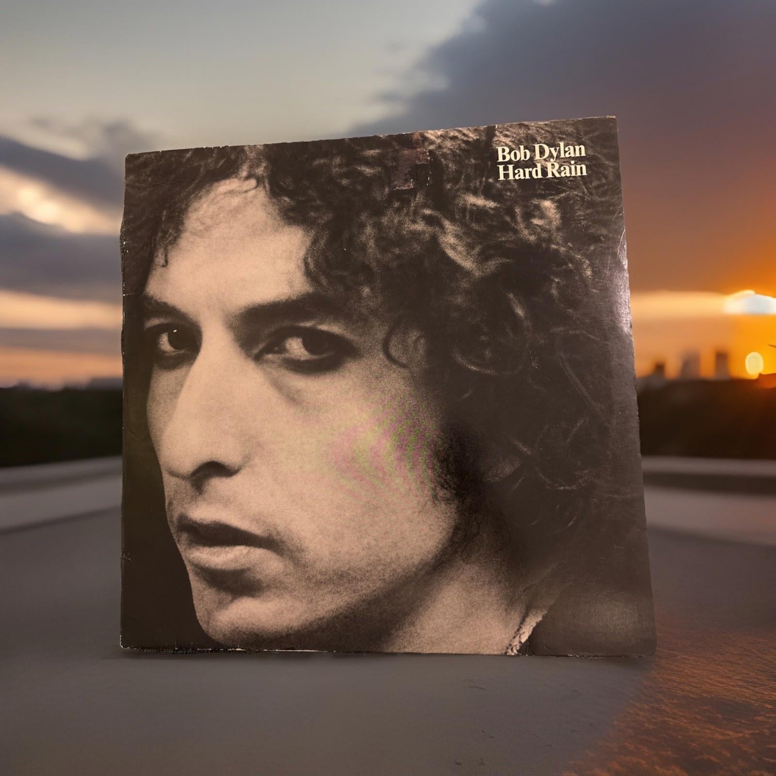 Bob Dylan Hard Rain 1976 Vinyl LP + Inner Lady Lay Maggie's Farm original EX