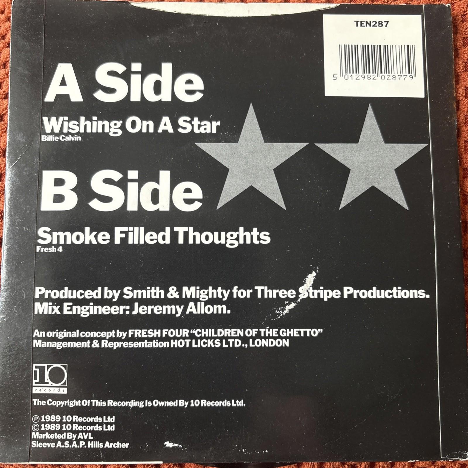 Fresh 4 (Children Of The Ghetto)– Wishing  On A Star -Two 7" Singles (different)