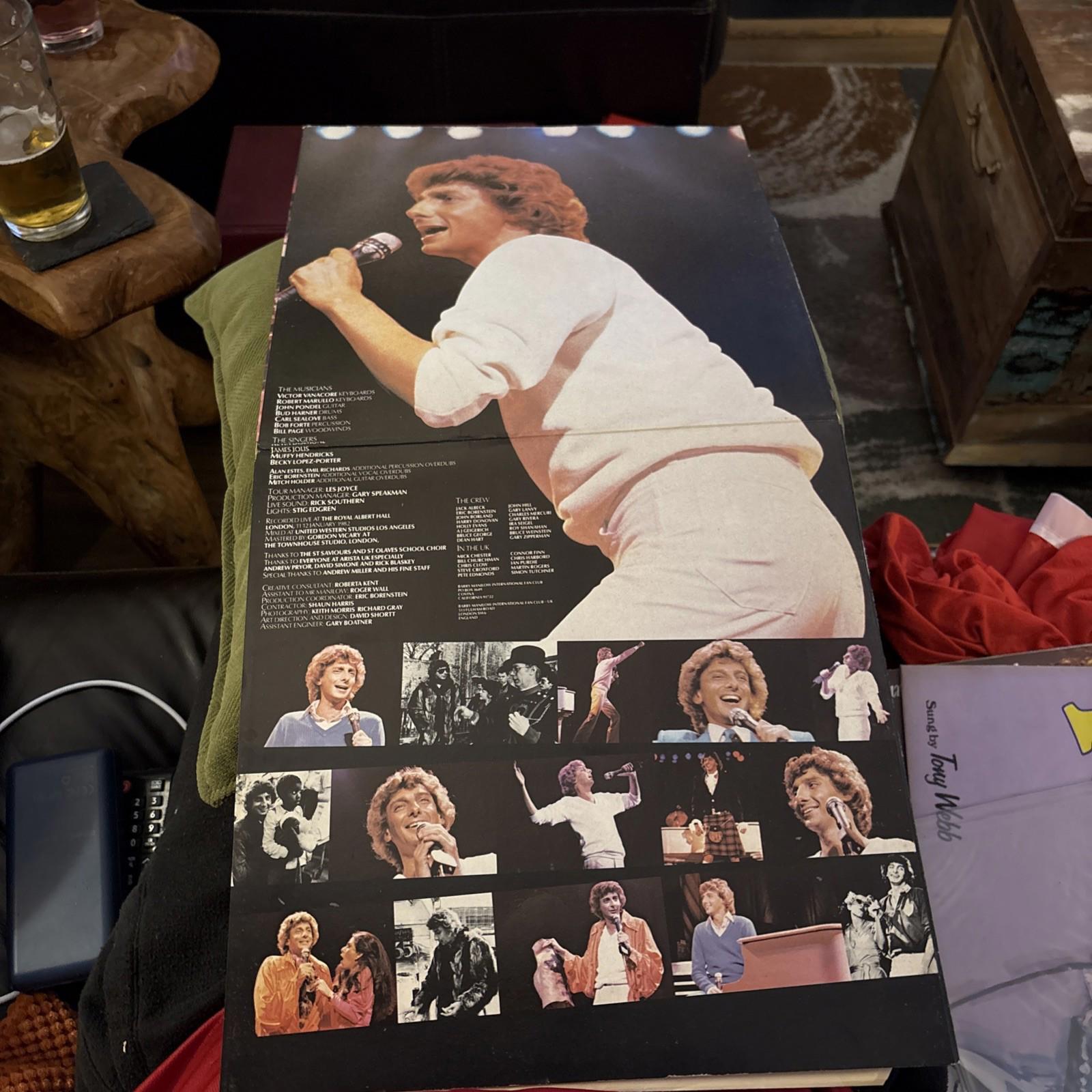 Barry Manilow - Barry Live in Britain - Vinyl LP Record 1982 (ARTV 4)