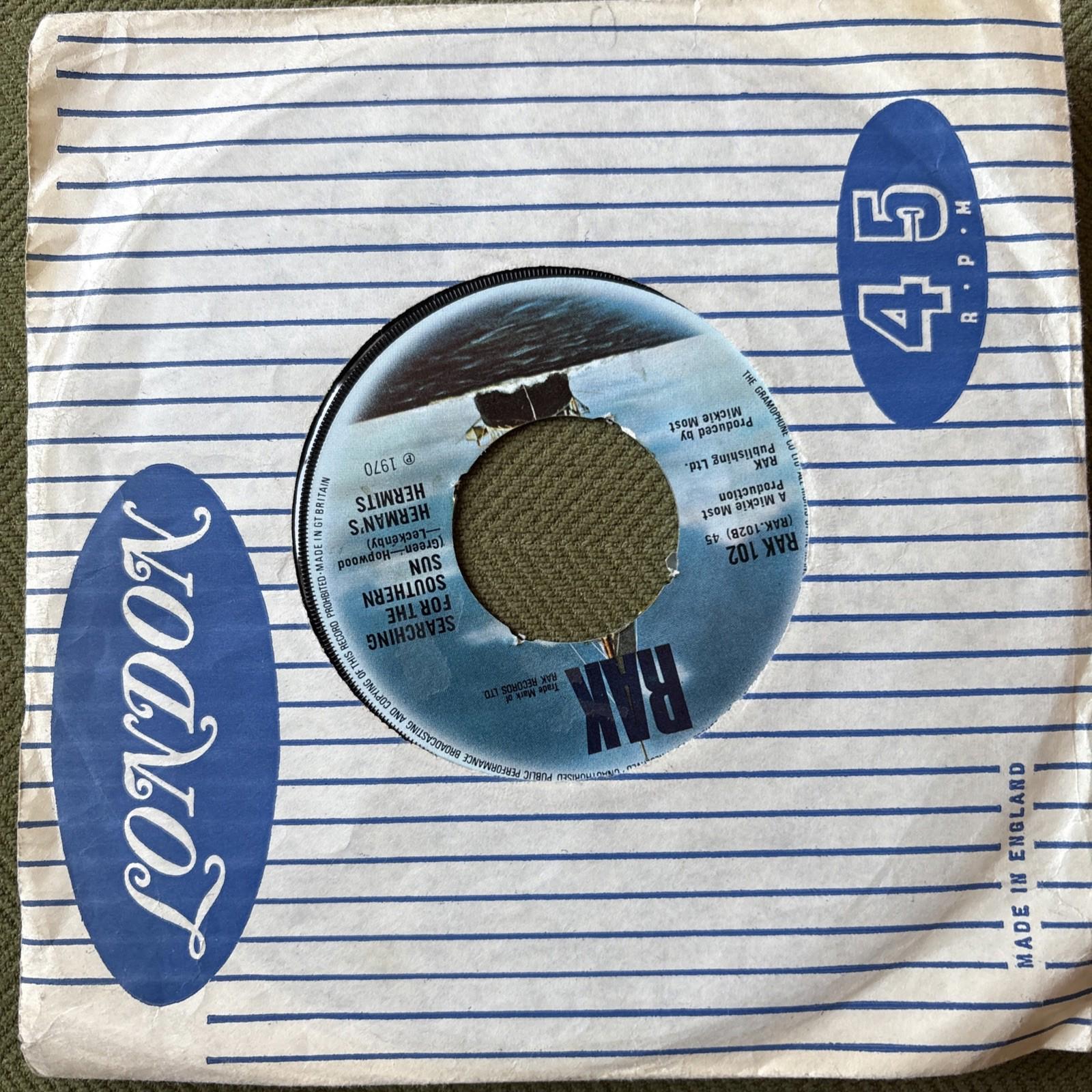Herman's Hermits-Bet Yer Life I Do Vinyl 7" Single.1970 RAK 102.