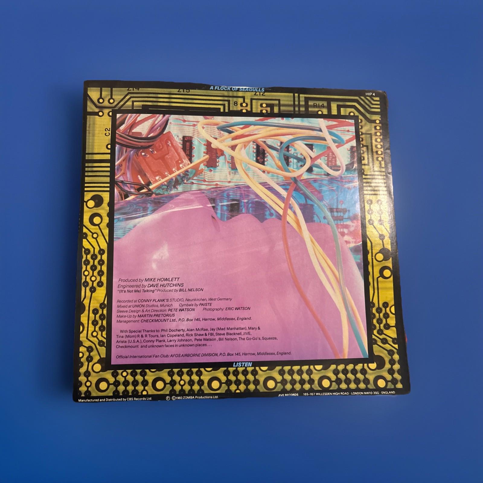 A FLOCK OF SEAGULLS - LISTEN 1983 LP Album Vinyl Record A1/B1