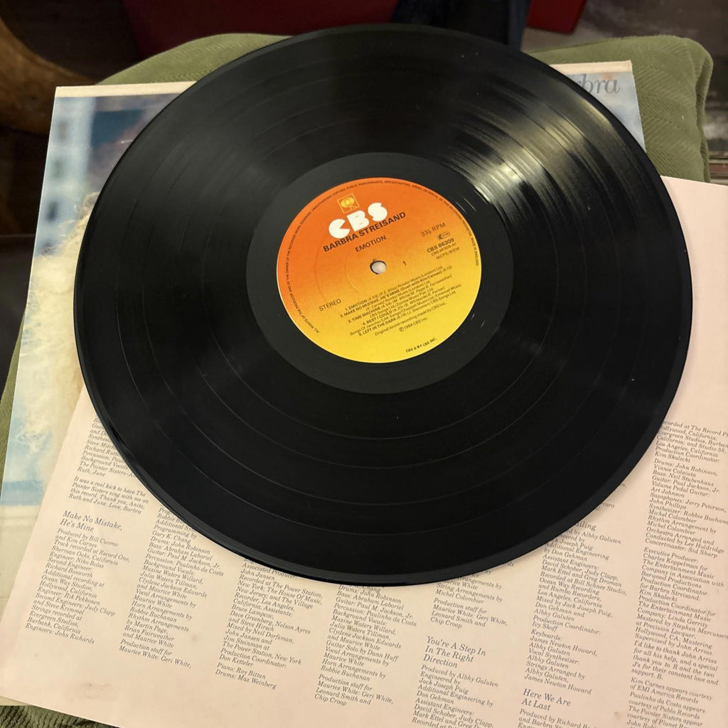 BARBRA STREISAND - Emotion 12” Vinyl Album LP Record 1984 CBS 86309 Ex