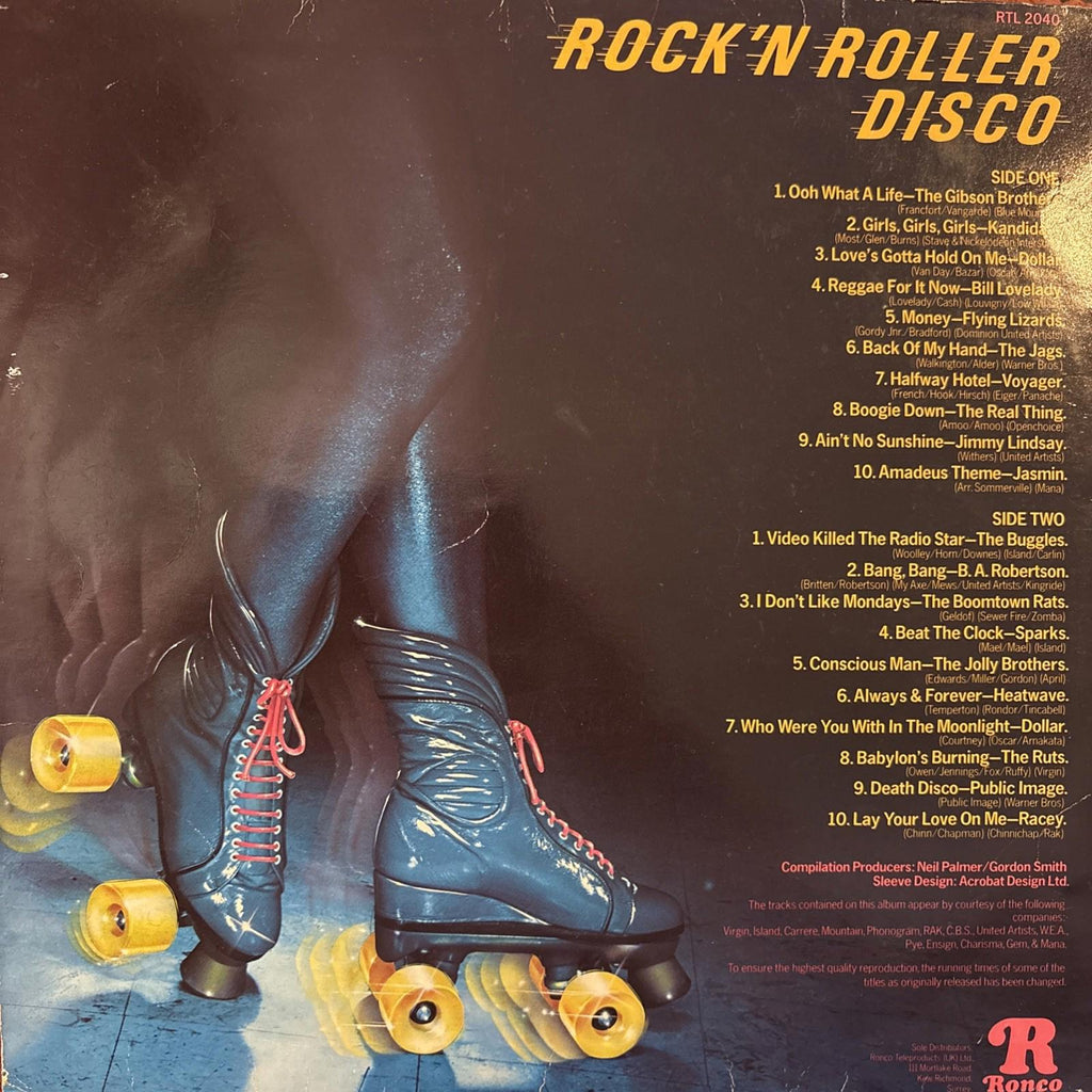 70’s compilation LP  Rock 'N Roller Disco 20 Smash Hits Vinyl Record EX/VG+ 1979