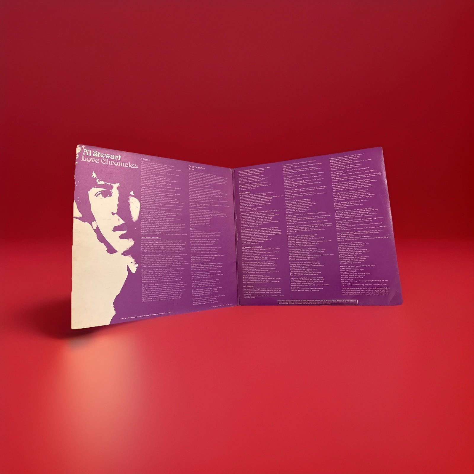 Al Stewart Love Chronicles Vinyl Lp Record First Press UK 1969 Excellent