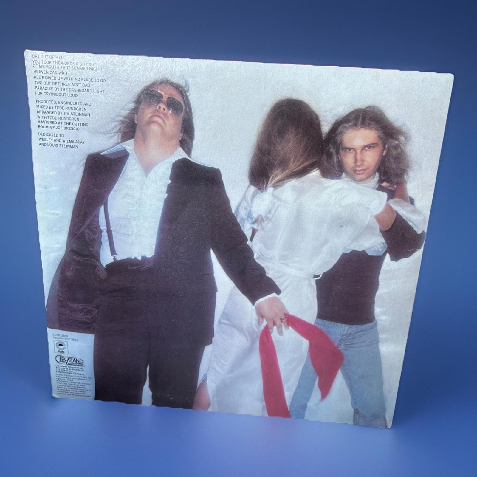 Meat Loaf - Bat Out Of Hell - original 1977 vinyl LP with inner sleeve