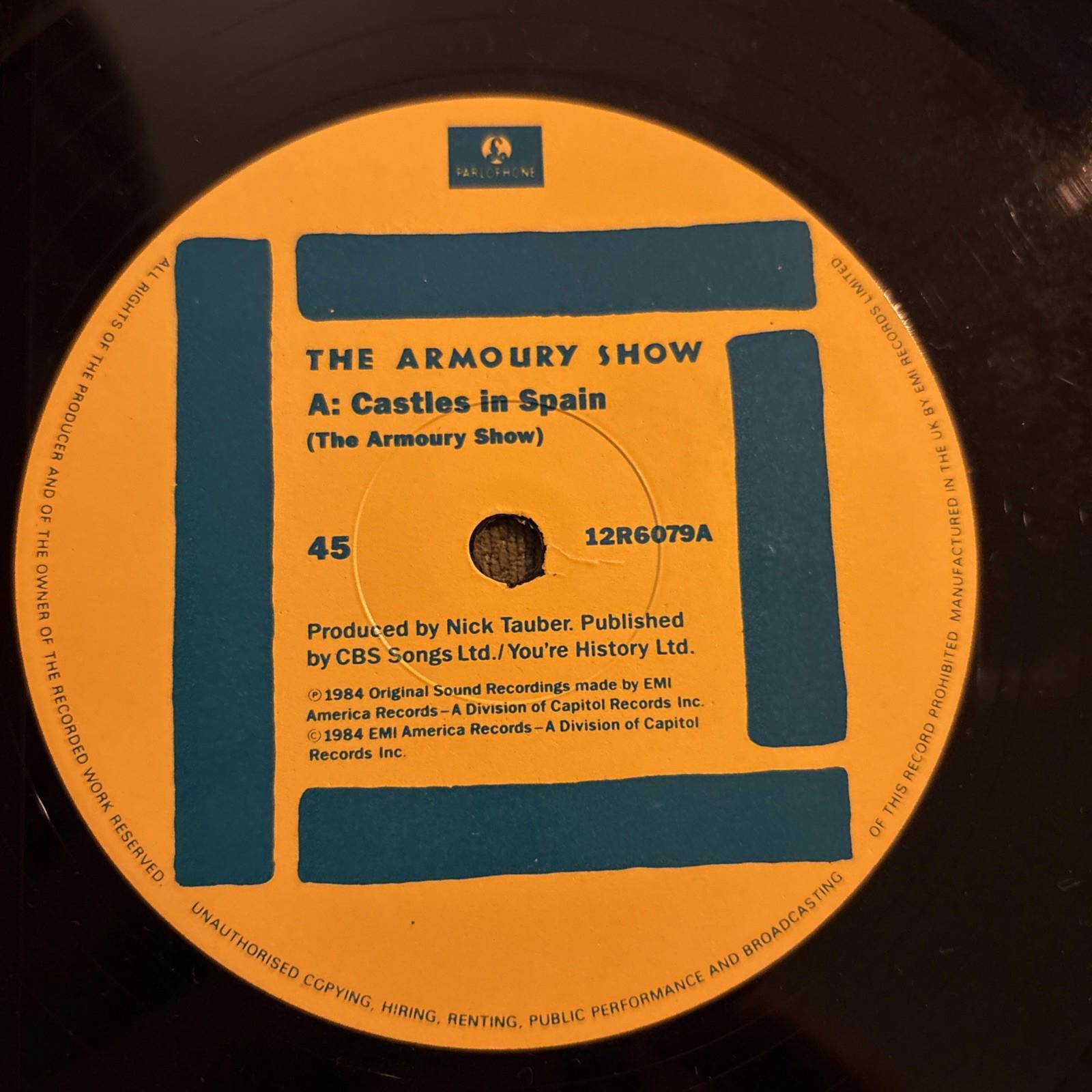 ARMOURY SHOW  Castles In Spain  12" single  UK  1st press  1984  Great!