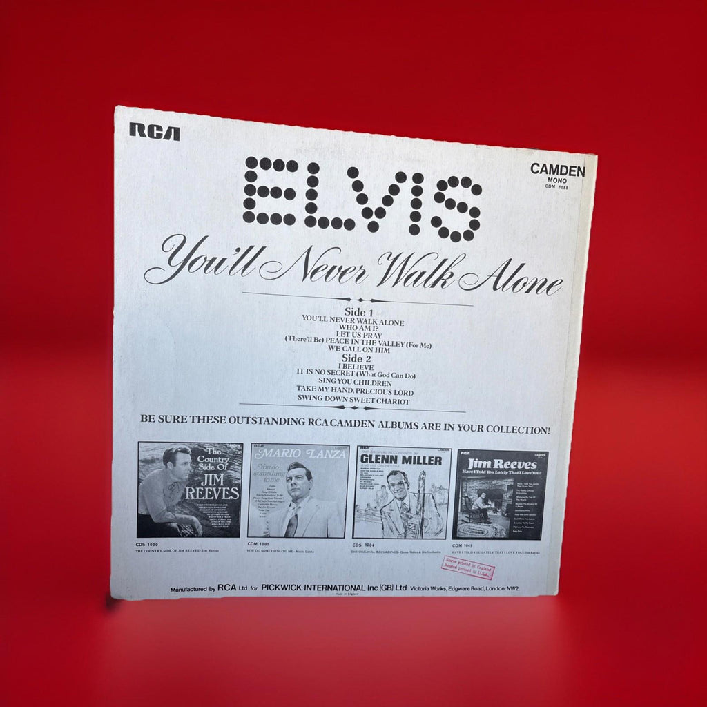 Elvis Presley - You'll Never Walk Alone/1971 RCA Camden 1088  Lp Vinyl Record