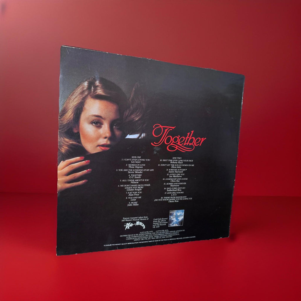 Together 1979 K-Tel love songs Compilation vinyl LP record Elton John Stevie