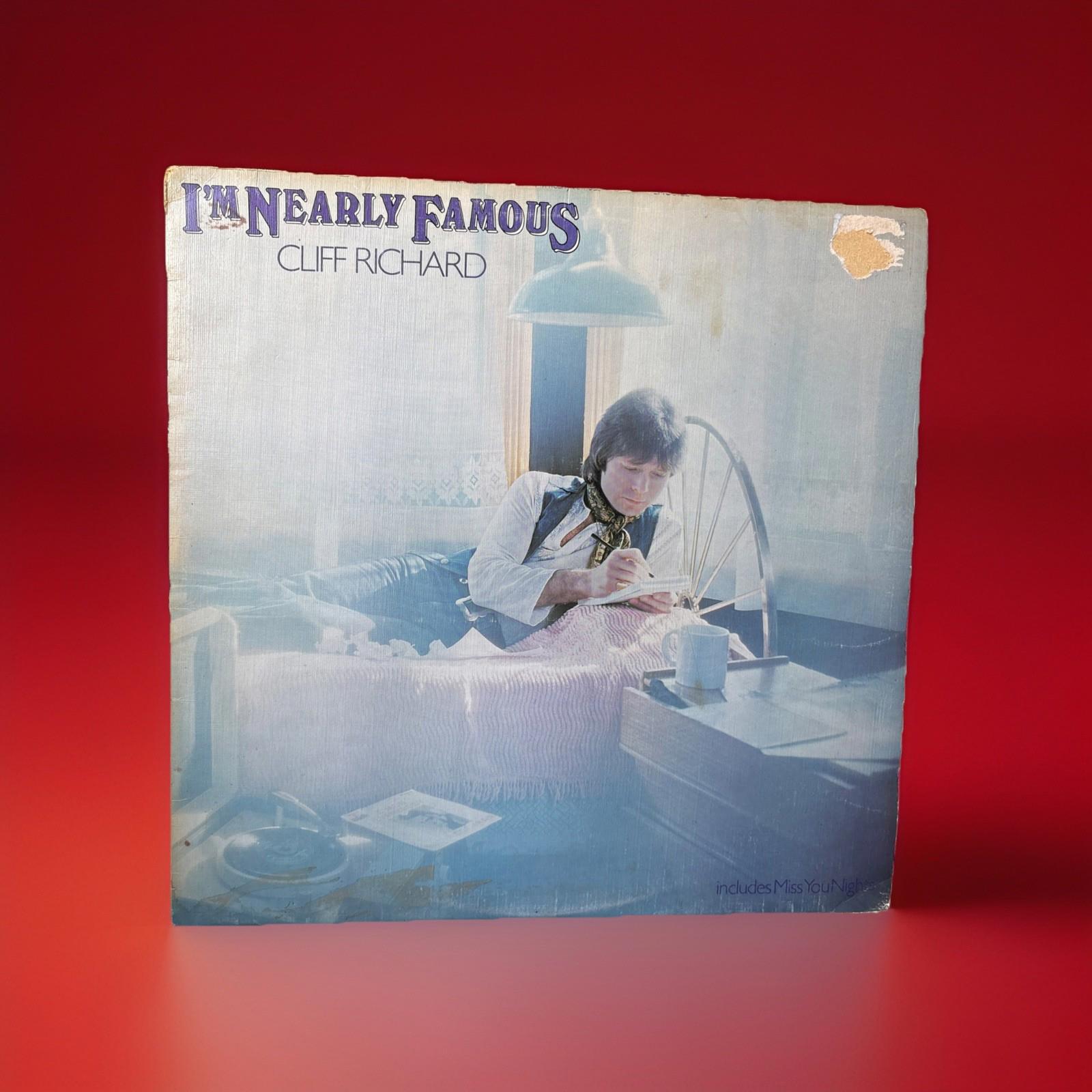 Cliff Richard I'm Nearly Famous LP Album Vinyl Record 1976 EMC 3122