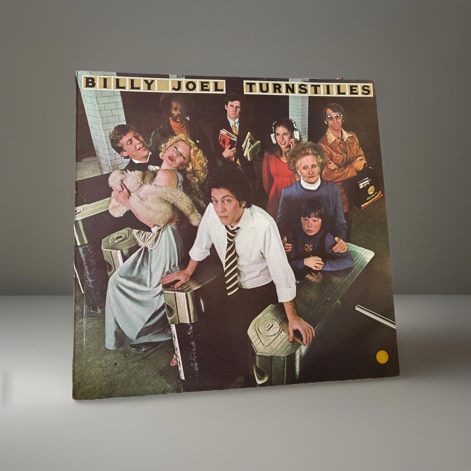 Billy Joel Turnstiles Vinyl 1976 UK CBS 1st Press LP Family Productions Logo EXC