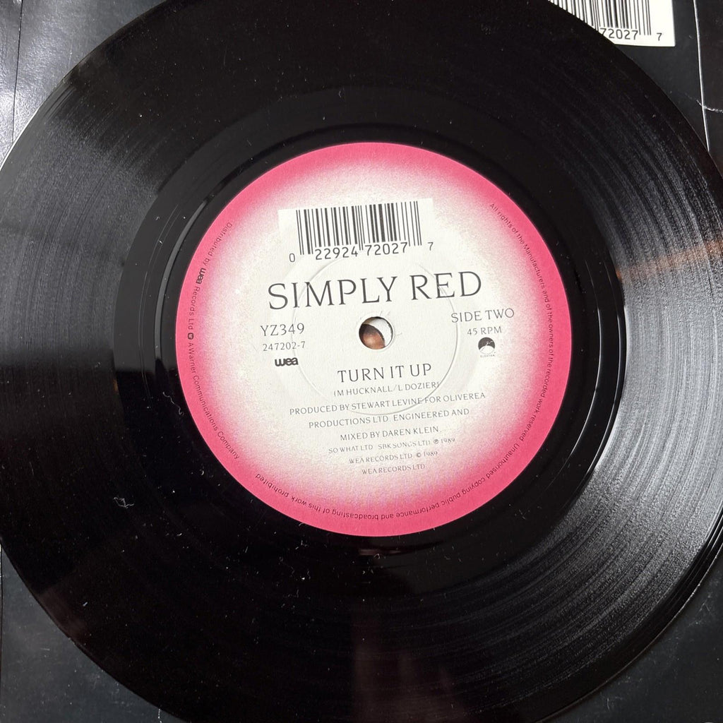(M403) Simply Red, It's Only Love - 1989 - 7" vinyl