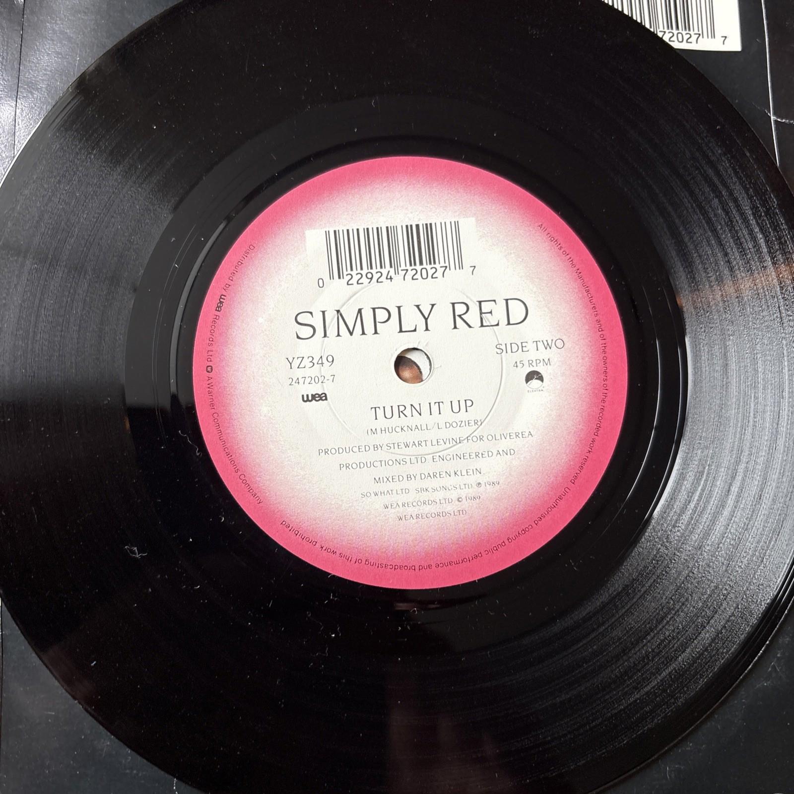 (M403) Simply Red, It's Only Love - 1989 - 7" vinyl