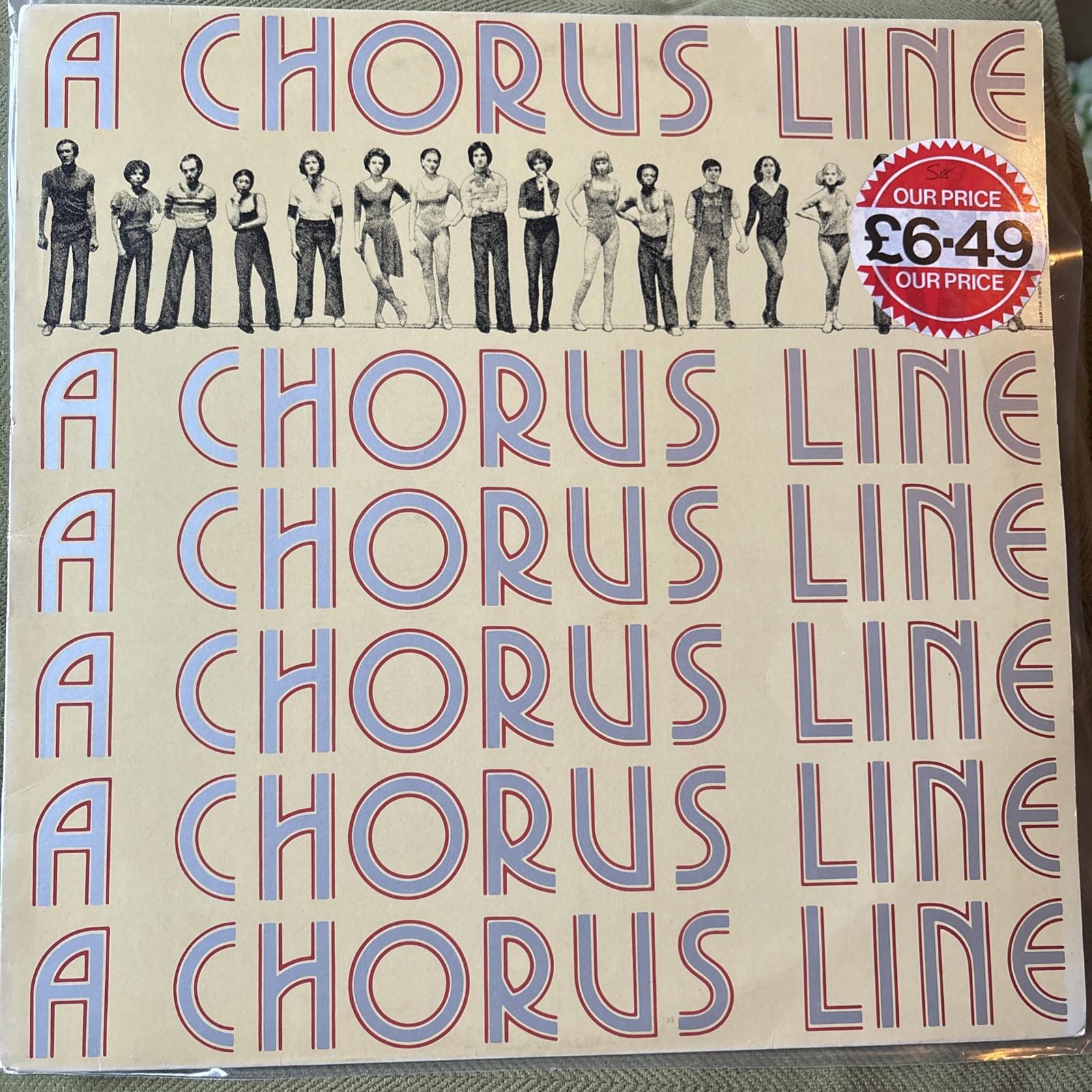 A Chorus Line-Original 1975 Cast Soundtrack 12" LP Album Record, Vinyl Is In NM