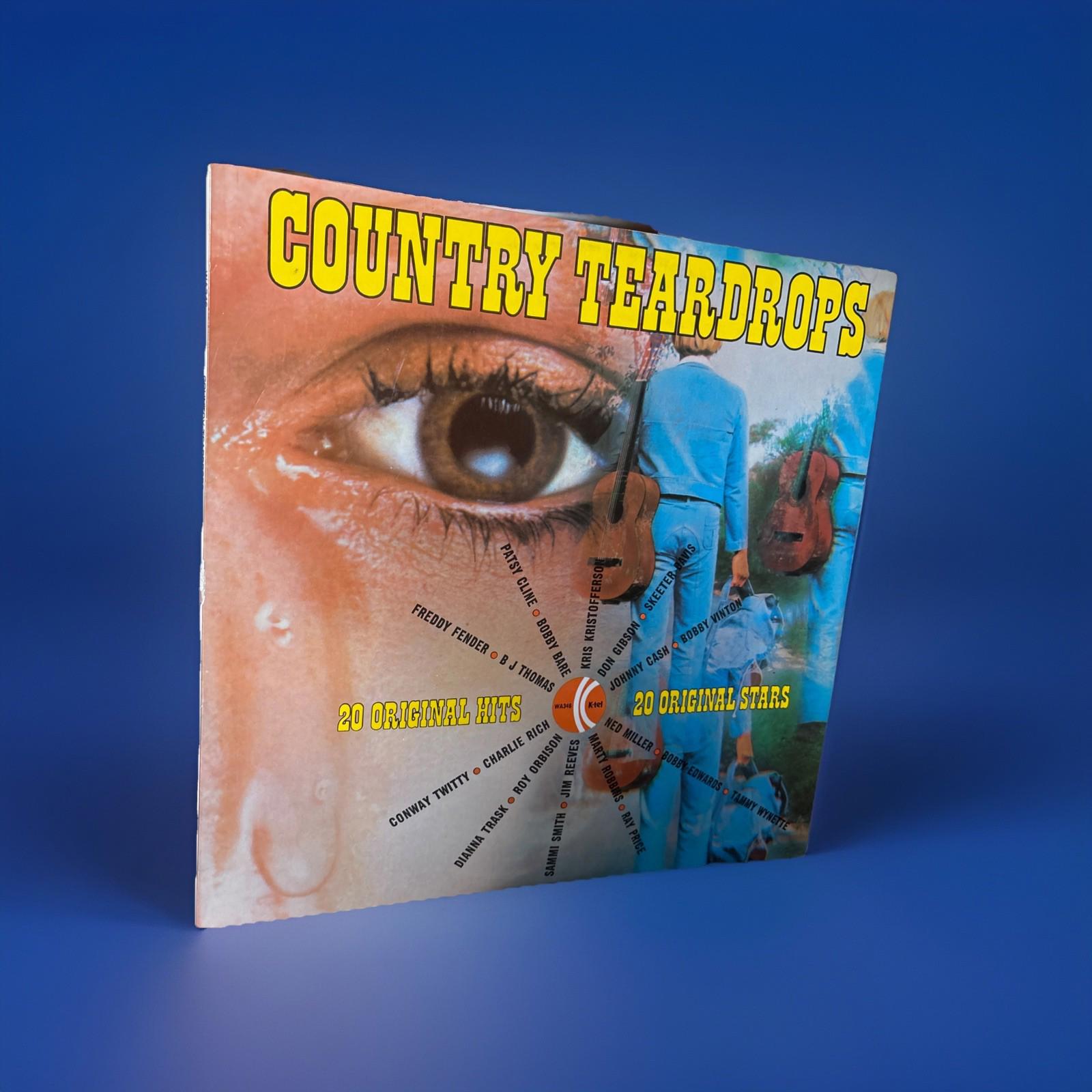 Country Teardrops 20 Original Hits Stars 12" Vinyl LP 1977 Limited Edition