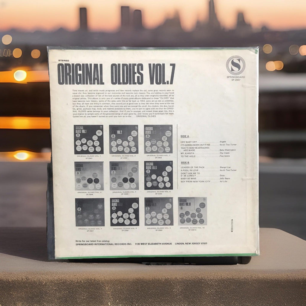 Amazing Compilation Album - Original Oldies Vol 7 Vinyl Lp Record Sp 2007 EX Con
