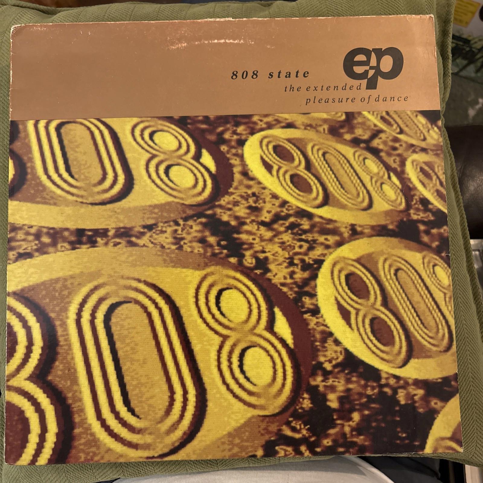 808 State - Extended Pleasure Of Dance EP - Used Vinyl Record 12 - U16669z