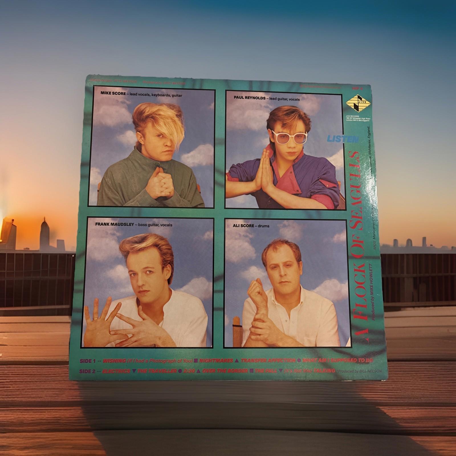 A FLOCK OF SEAGULLS - LISTEN 1983 LP Album Vinyl Record A1/B1