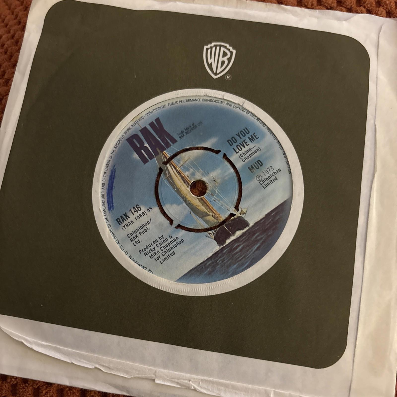 MUD - CRAZY / DO YOU LOVE ME - VINYL 7" - RAK 146