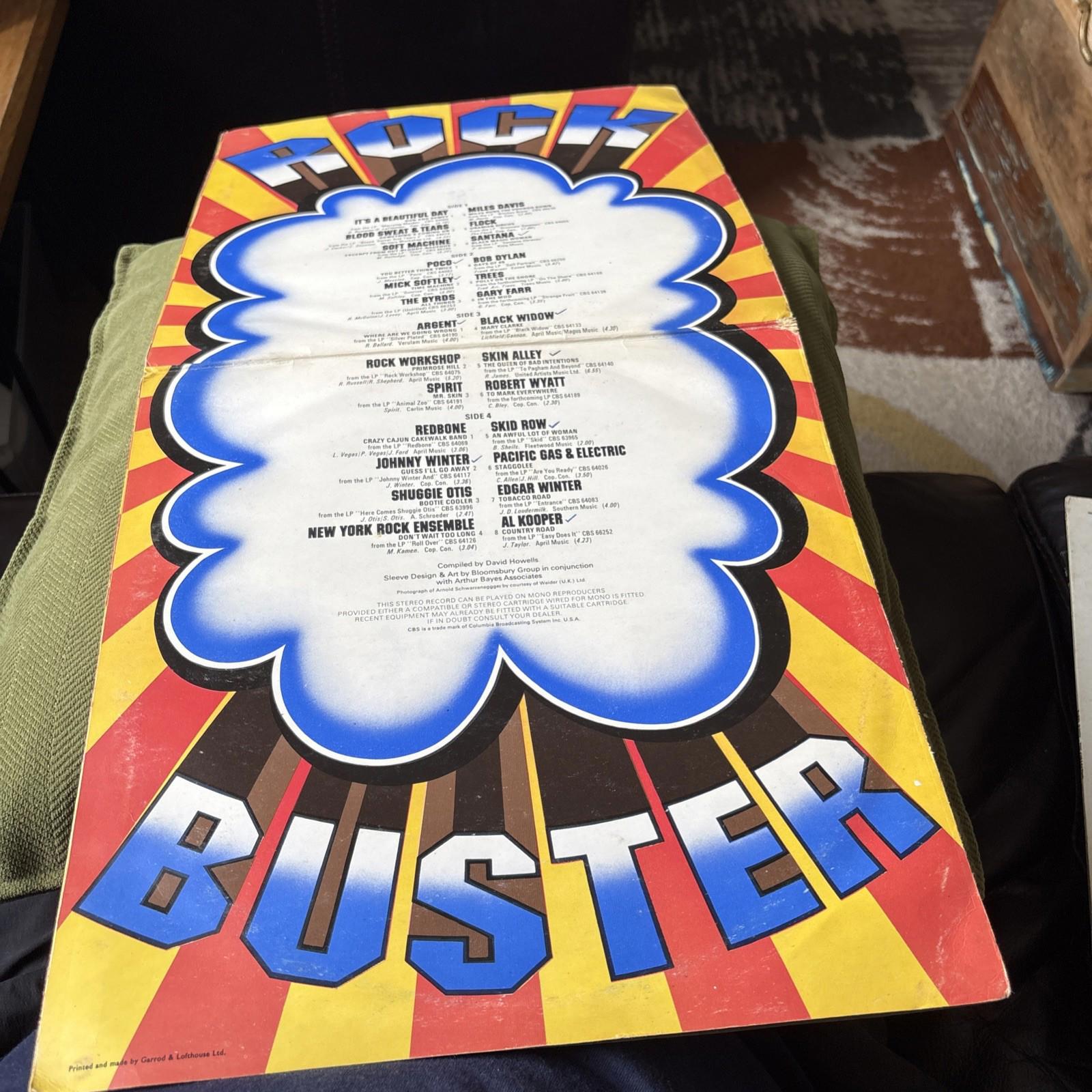 70’s Rock Buster Double Vinyl LP Classic Rock Compilation 1970