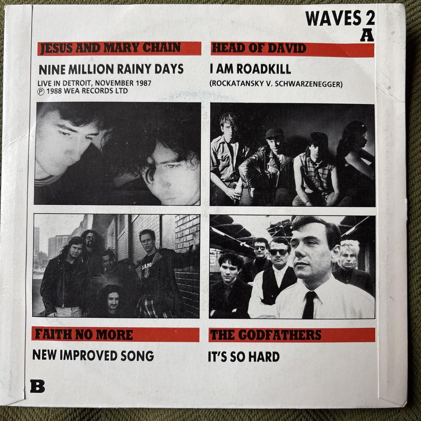 Sound Waves 2- Jesus & Mary Chain- Faith No More- Godfathers- Head of David 7”