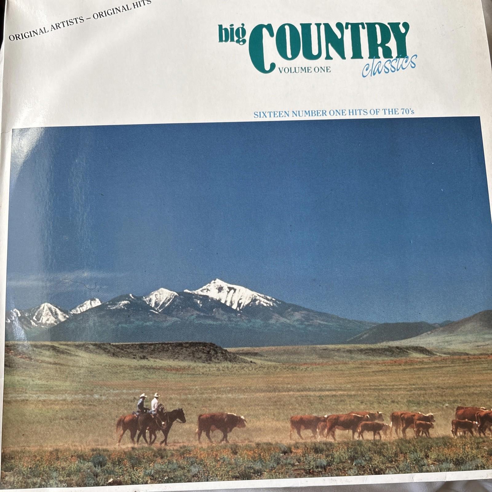 Big Country Classics Volume One 12 Vinyl LP TRX502 1988 EX/EX