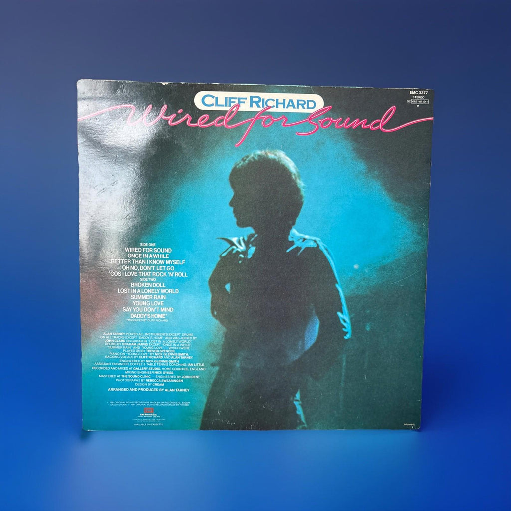 Cliff Richard Wired For Sound Vinyl Record LP Album EMC 3377 1981