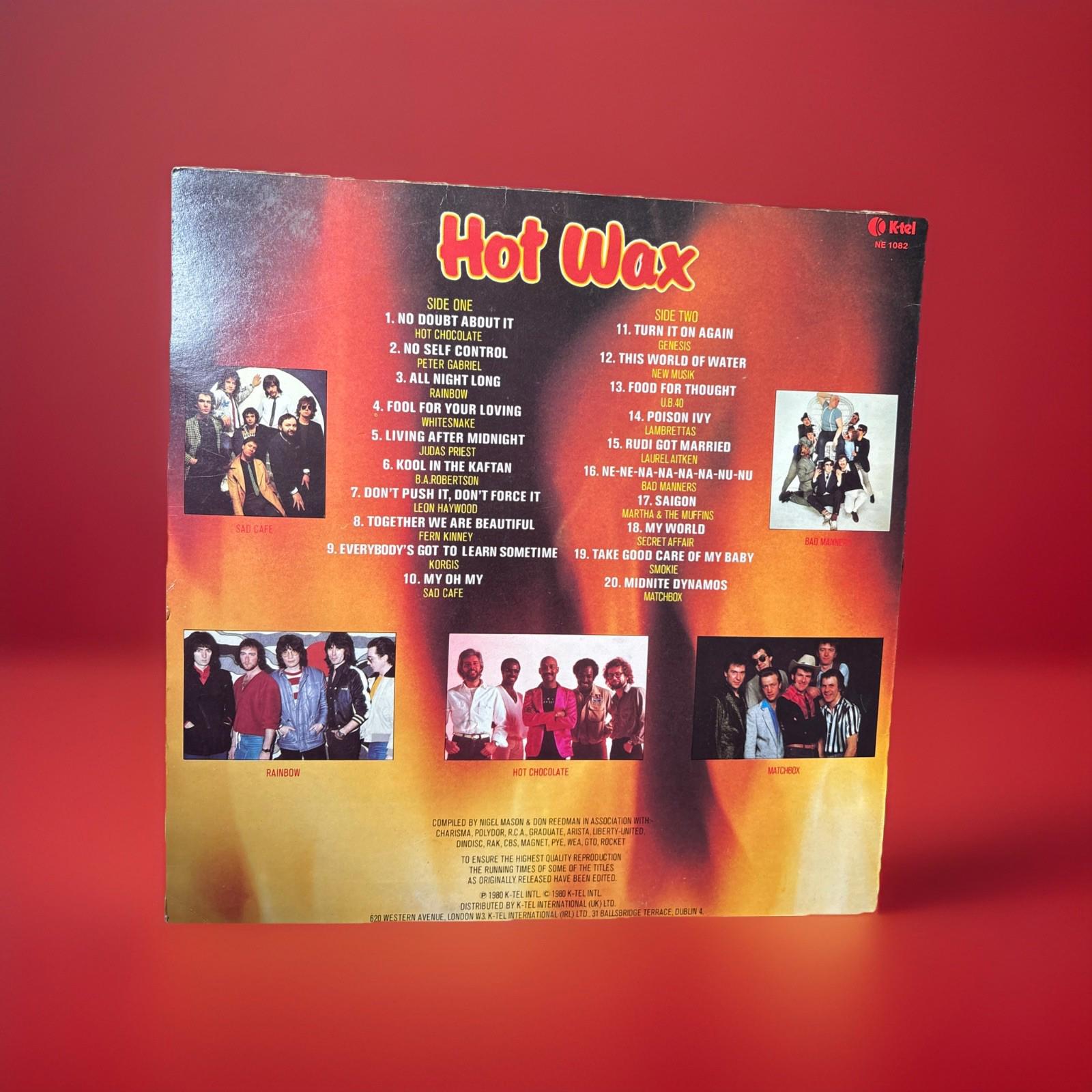 Hot Wax LP 12" Original Hits-Judas Priest  Genesis UB 40 Whitesnake Vinyl Record