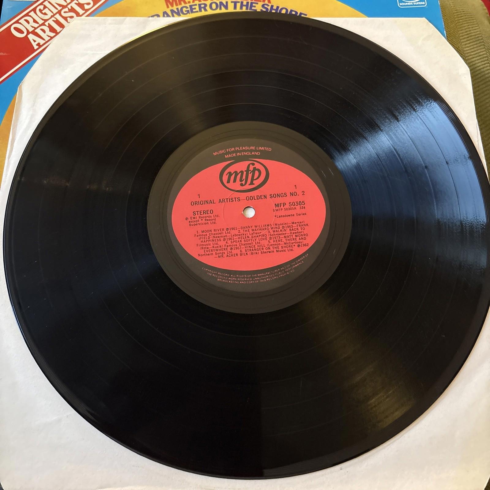 70’s compilation - Golden Songs No. 2 LP Vinyl Album record 1976 excellent