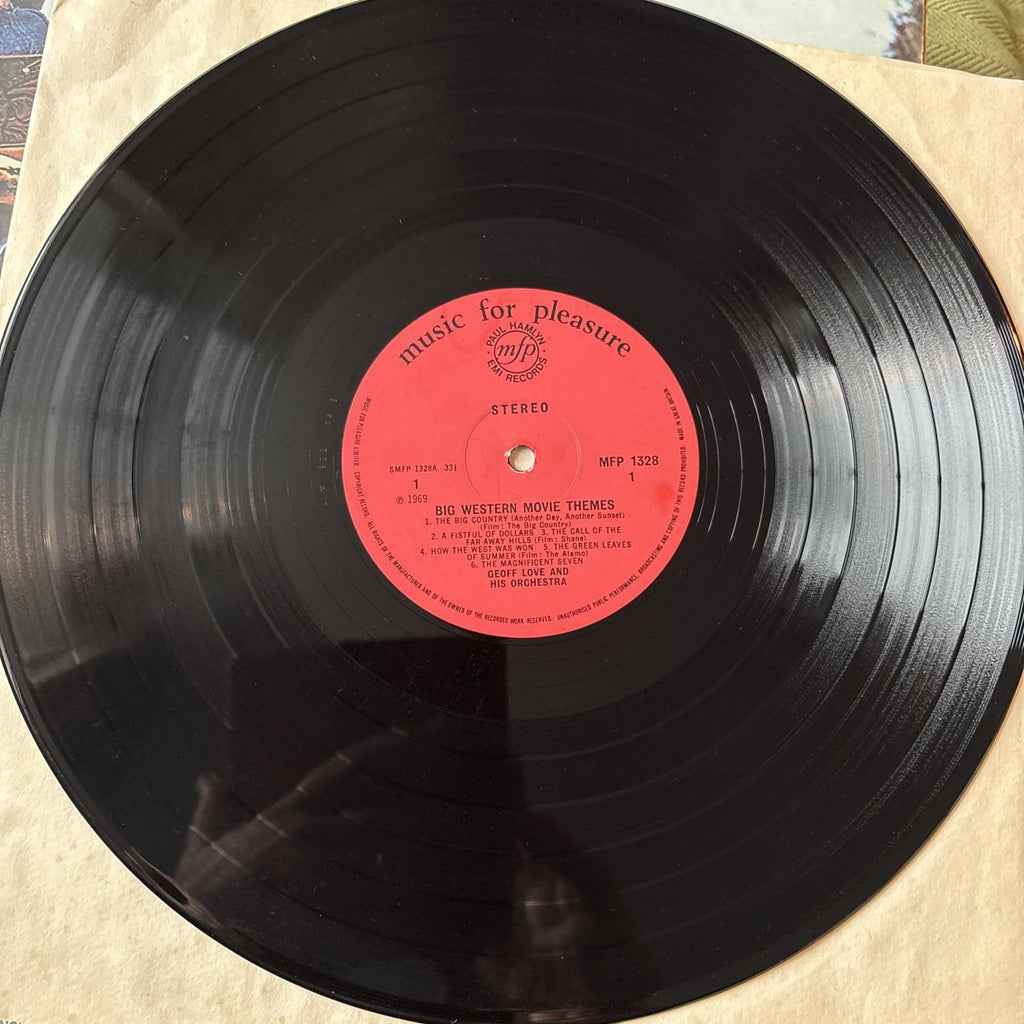 Big Western Movie Themes 1969 LP Vinyl Record MFP1328 Stereo