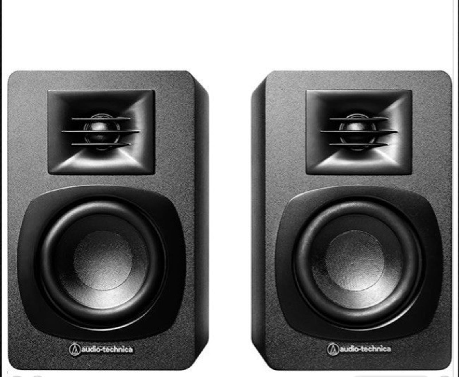 Audio-Technica AT-SP3X Powered Bluetooth Bookshelf Speakers - Black