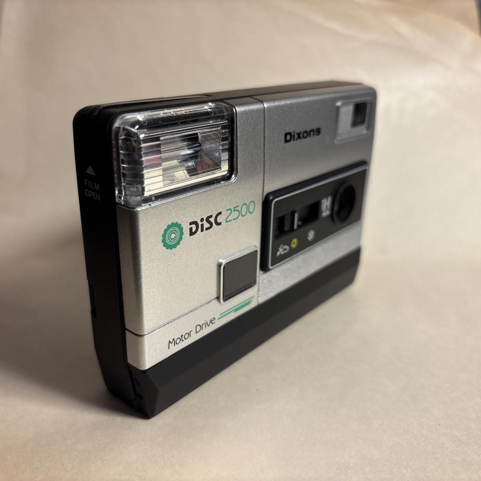 Vintage Dixons DISC 2500 Motordrive Retro 1980's Lomo FILM CAMERA