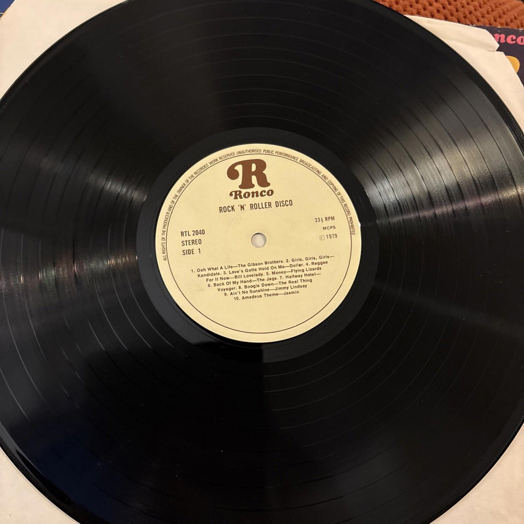 70’s compilation LP  Rock 'N Roller Disco 20 Smash Hits Vinyl Record EX/VG+ 1979