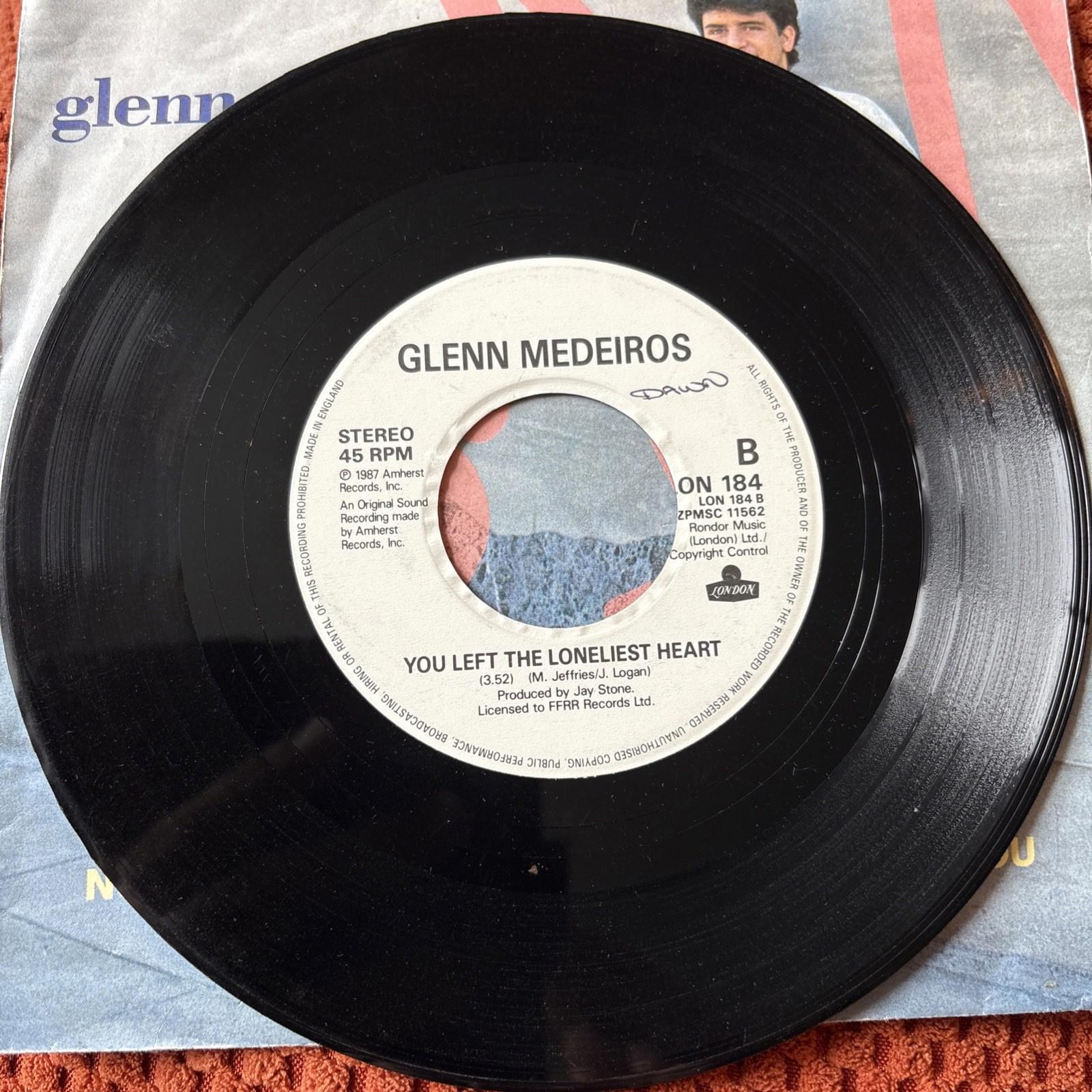 7" Vinyl Single - Glenn Medeiros - Nothing's Gonna Change My Love For You 1988