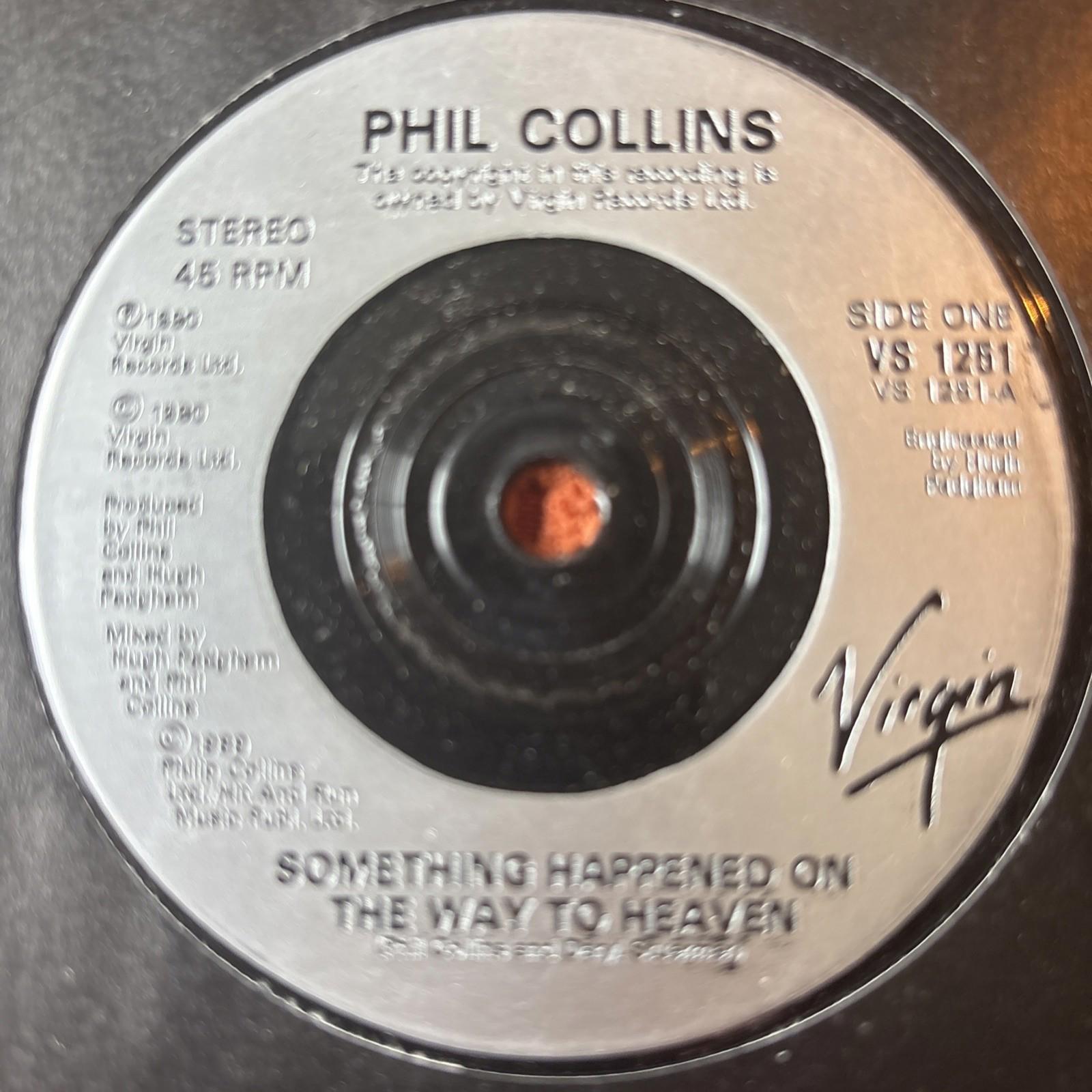 Phil Collins - Something Happened On The Way To Heaven 1990 7 inch vinyl single
