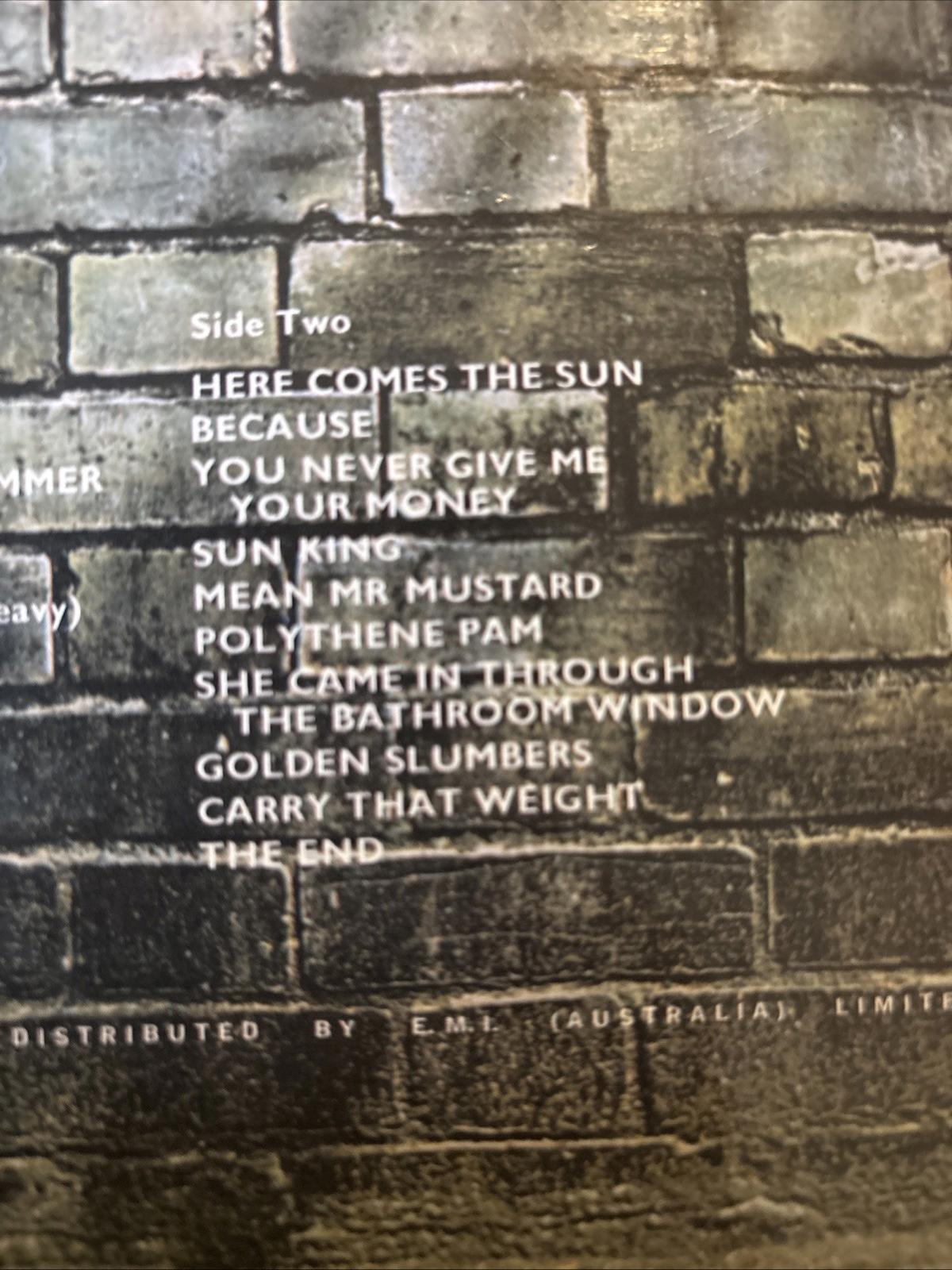 Beatles Abbey Road First Press YEX 749-2 750-1 Misaligned Apple No Her Majesty