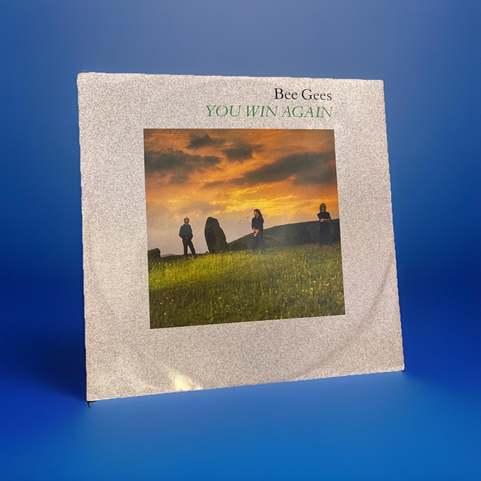 Bee Gees 12" Single "You Win Again" Remix 1987 UK Press Vinyl Record