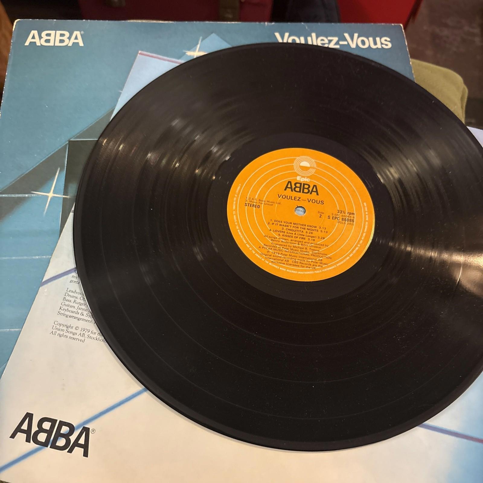ABBA -VOULEZ-VOUS - VINYL LP RECORD - 1979 - EPIC - EPC 86086