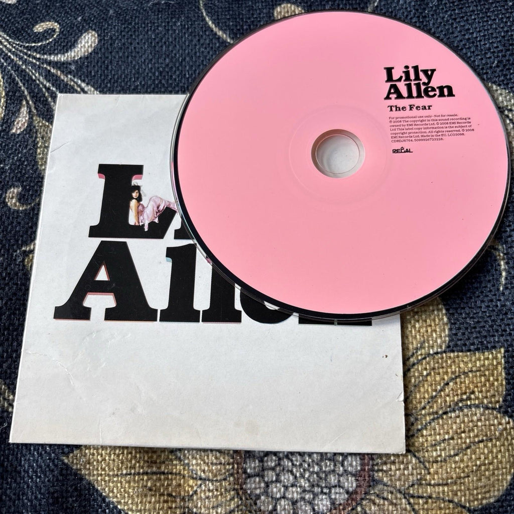LILY ALLEN - THE FEAR - 1 TRACK PROMOTIONAL CD BRAND NEW AND SEALED CARD SLEEVE