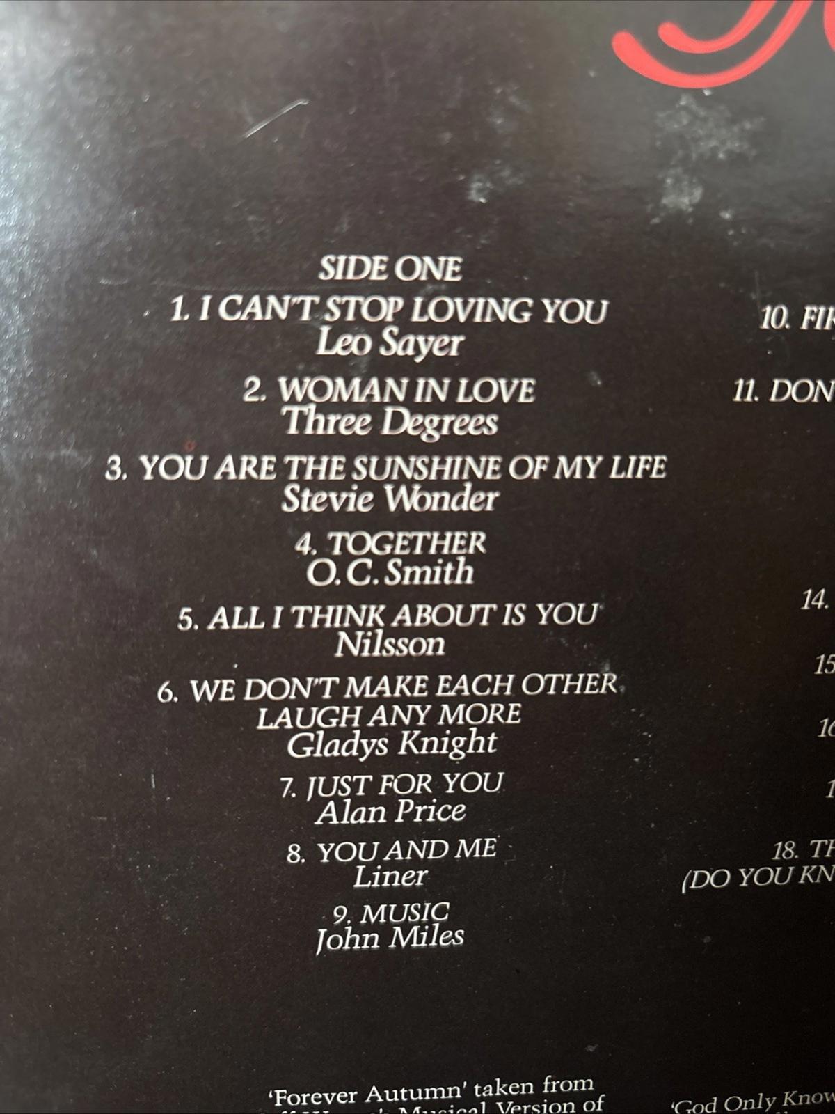 Together 1979 K-Tel love songs Compilation vinyl LP record Elton John Stevie