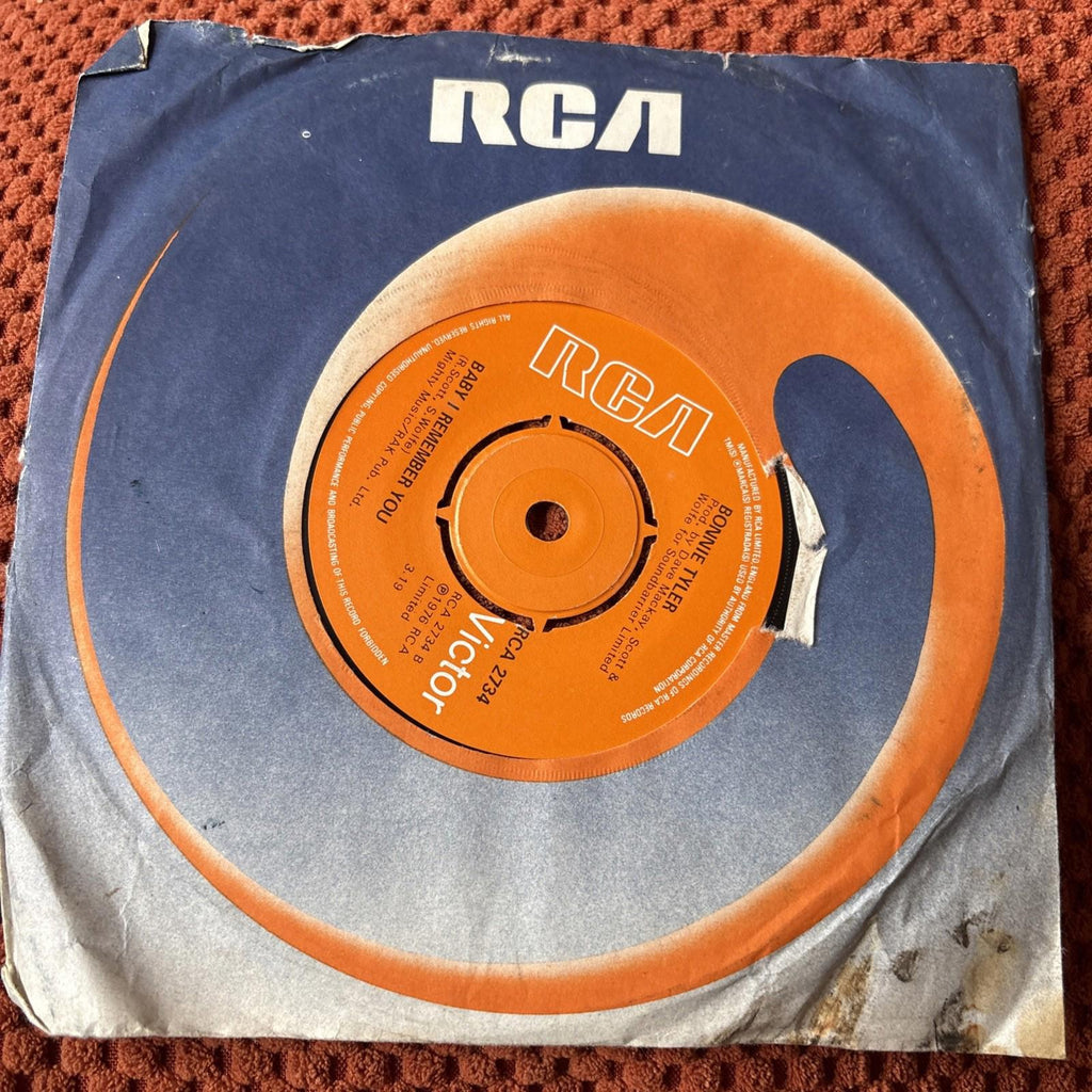 BONNIE TYLER - LOST IN FRANCE / BABY I REMEMBER YOU ORIGINAL UK 7'' vinyl single