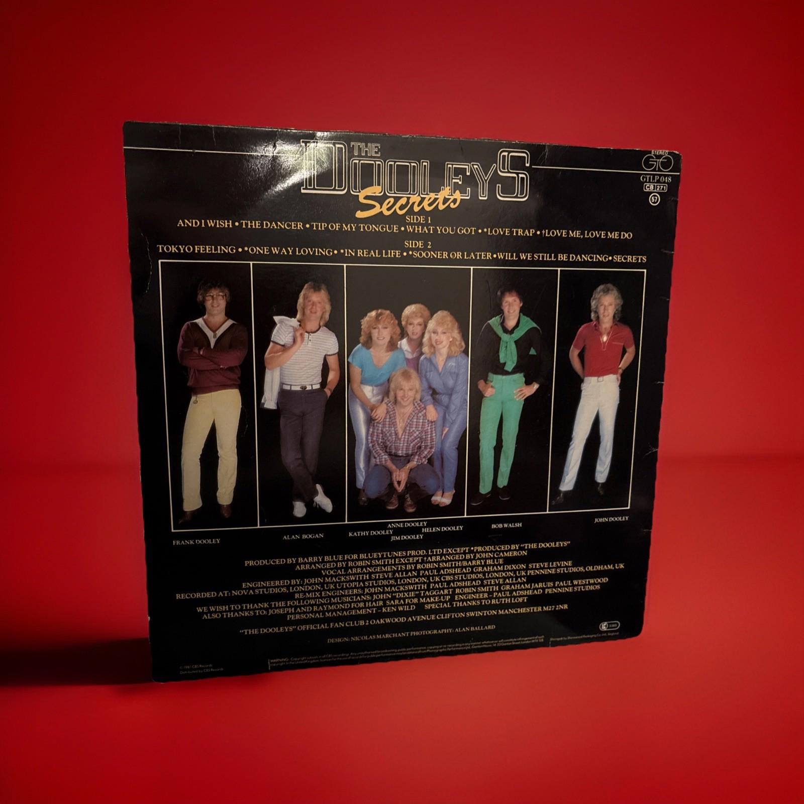 Vintage The Dooleys Secrets Vinyl LP Album  1981 record excellent