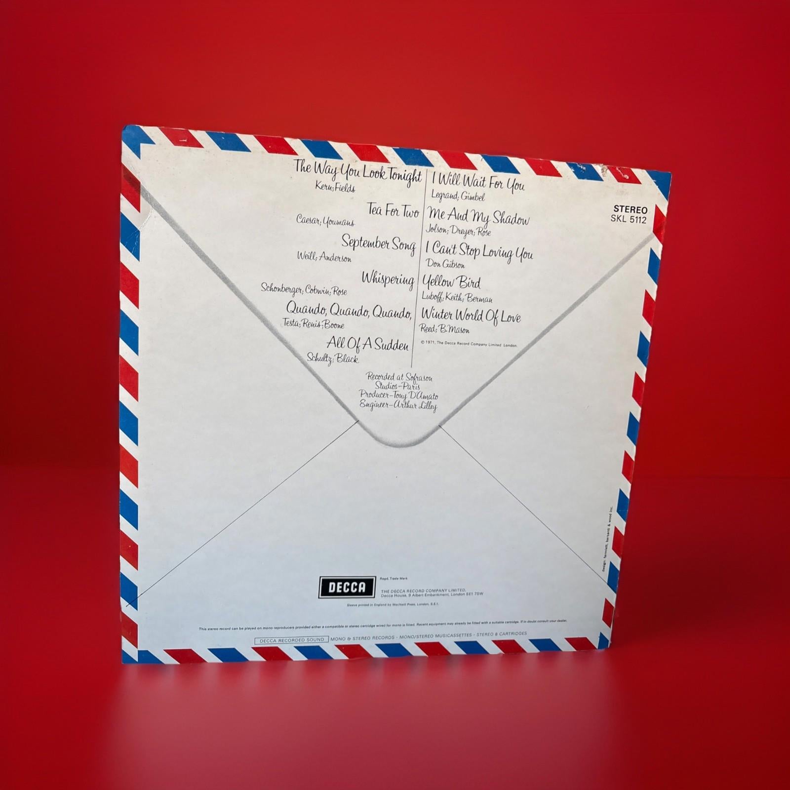 From Mantanovi - To Lovers Everywhere LP Vinyl Record Album Decca SKL5112