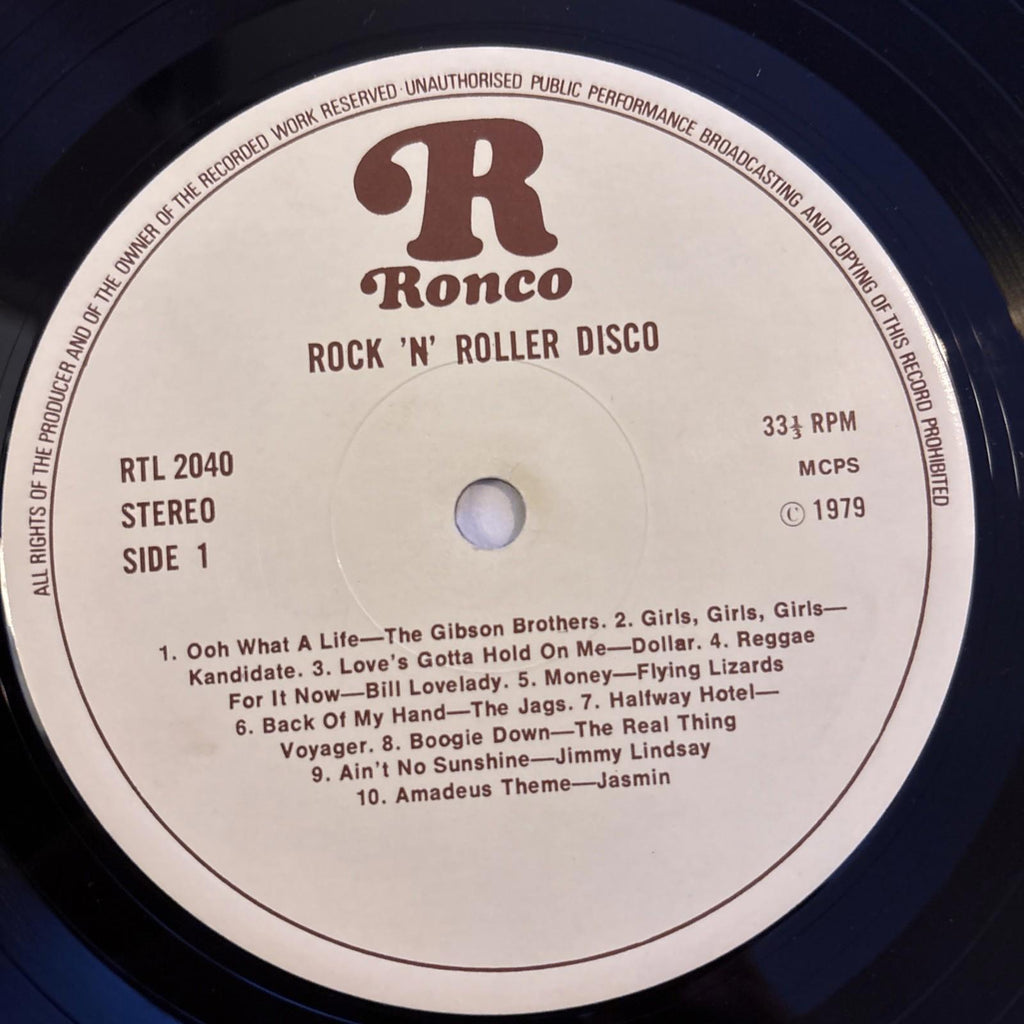 70’s compilation LP  Rock 'N Roller Disco 20 Smash Hits Vinyl Record EX/VG+ 1979
