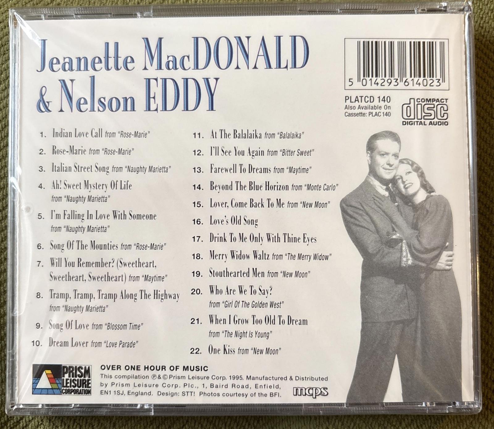 Jeanette MacDonald & Nelson Eddy - Sweethearts CD (1995) Audio Amazing Value
