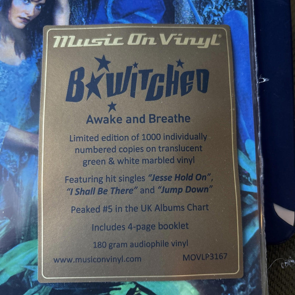 NEW SEALED BWitched Awake And Breathe Green White Marble Vinyl LP 2023, Ltd Ed