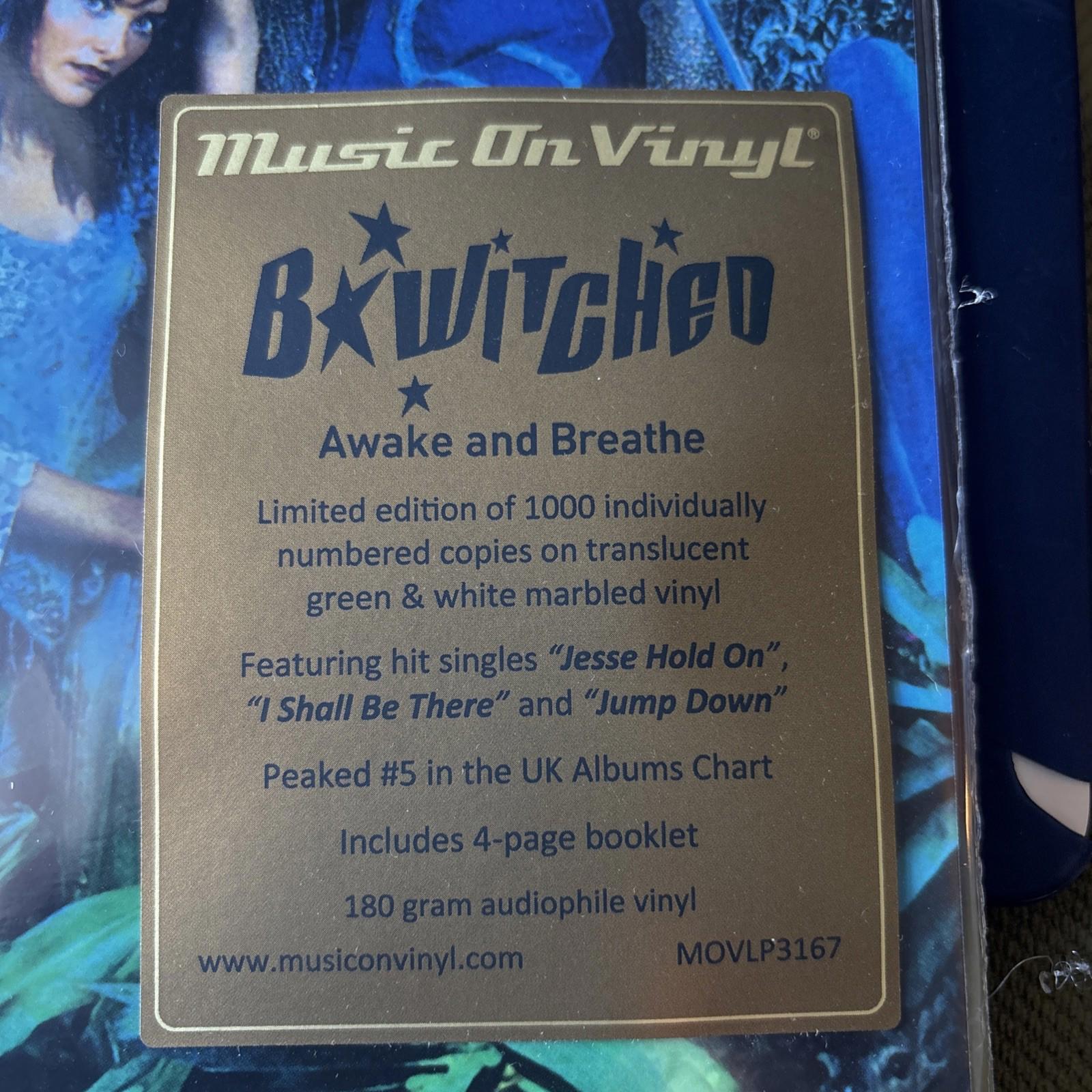 NEW SEALED BWitched Awake And Breathe Green White Marble Vinyl LP 2023, Ltd Ed