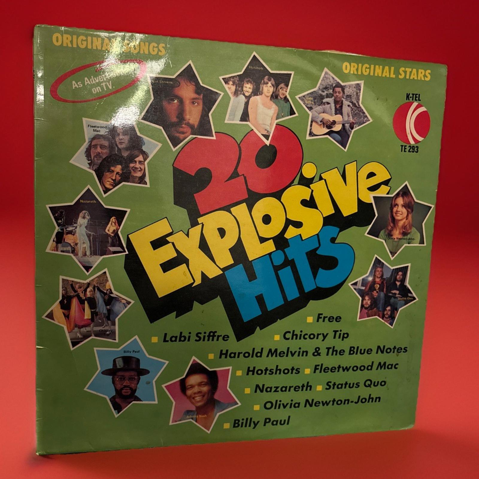 20 Explosive Hits  Early 70's Pop Vinyl Lp excellent Condition Fast Postage